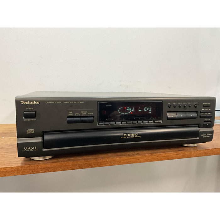 Technics SL-PD687 5 disc CD changer player, pre loved