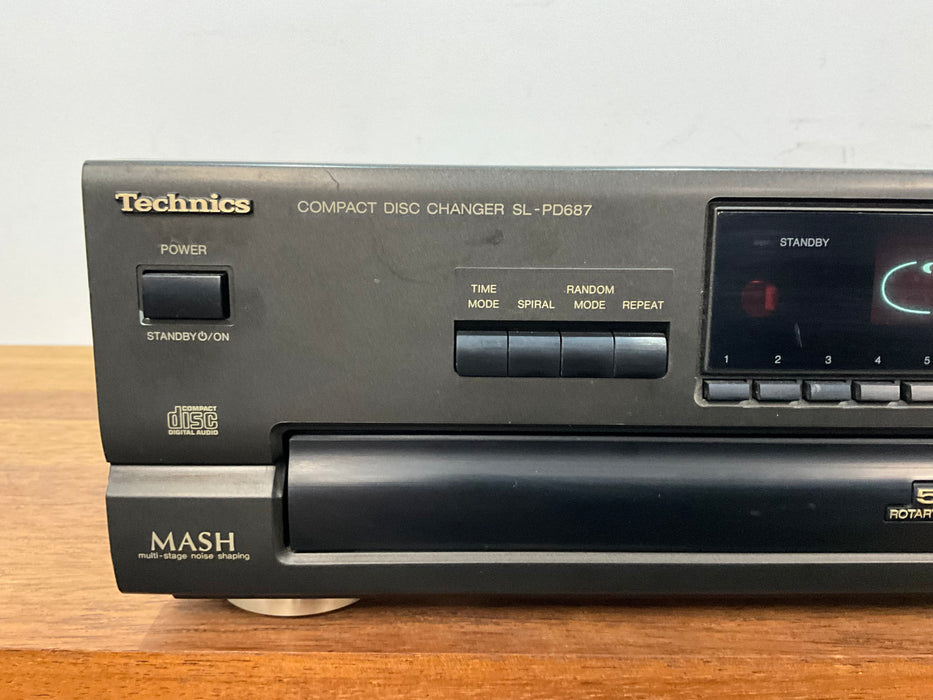 Technics SL-PD687 5 disc CD changer player, pre loved