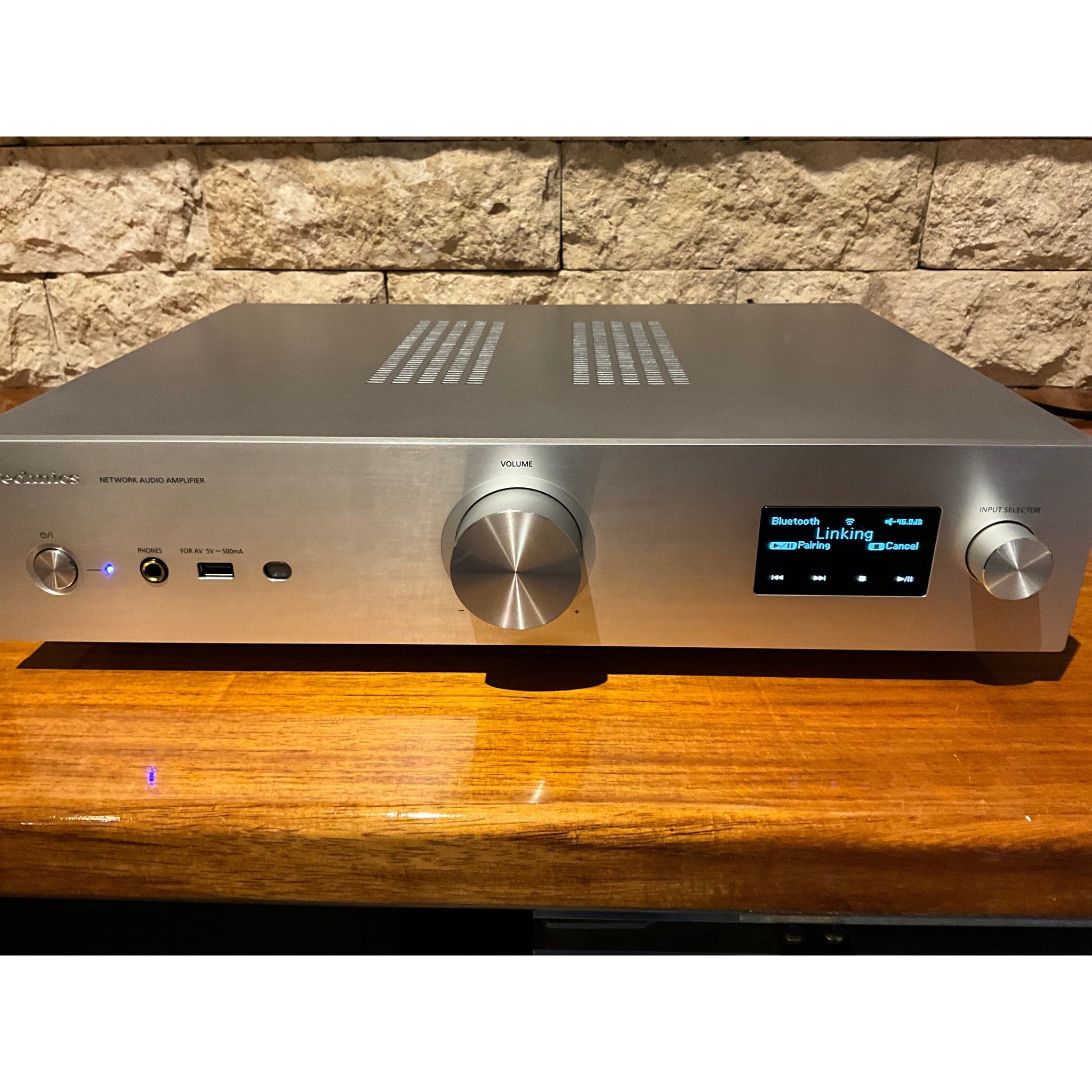 Technics SU-GX70 Network Audio Amplifier, Silver, Pre Loved