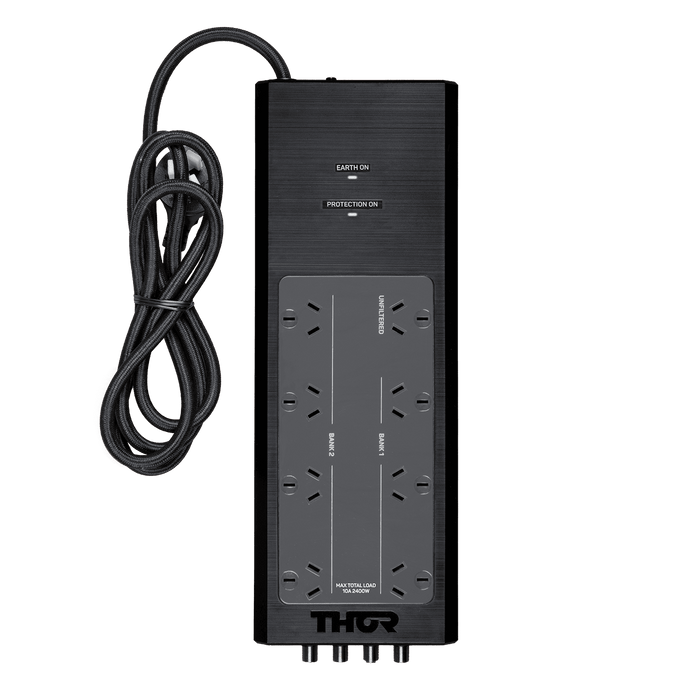 Thor - Prodigy 8 - 8 Way Surge Protector with Elite Filtration