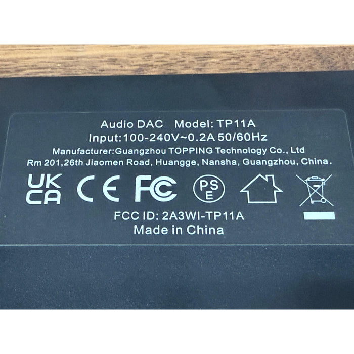 Topping E70 Velvet, TP11A Audio DAC digital to analogue converter, pre loved