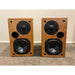 Usher Bookshelf speakers in timber finish. Pre Loved