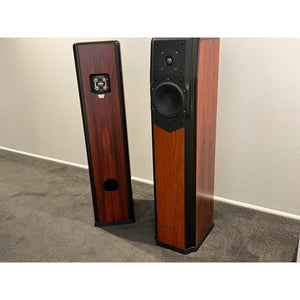 Usher Compass CP 730 Tower Speakers in rosewood/black. Pre Loved