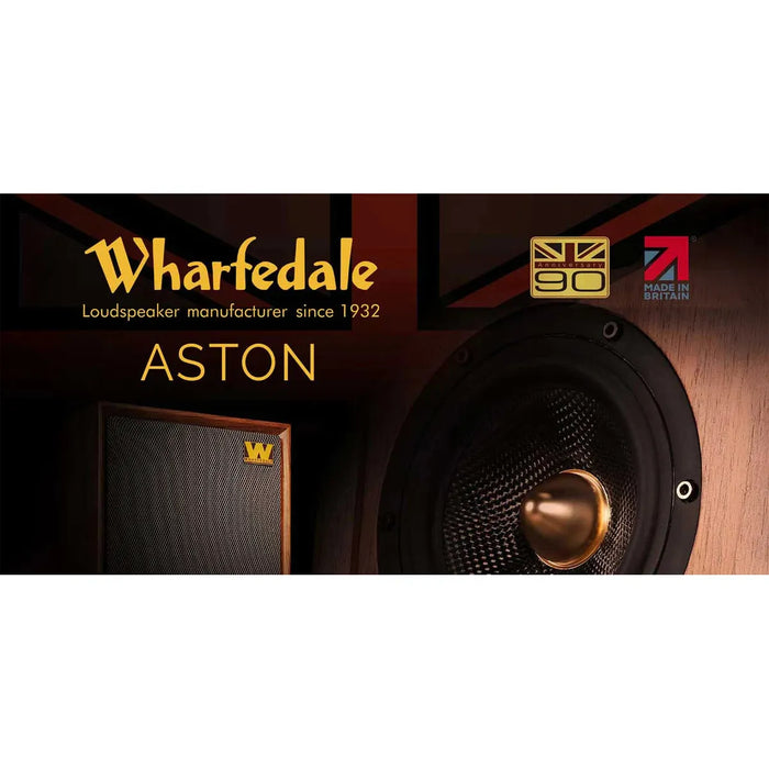 Wharfedale - Aston - Bookshelf Speakers with Stands (Limited Final Release)