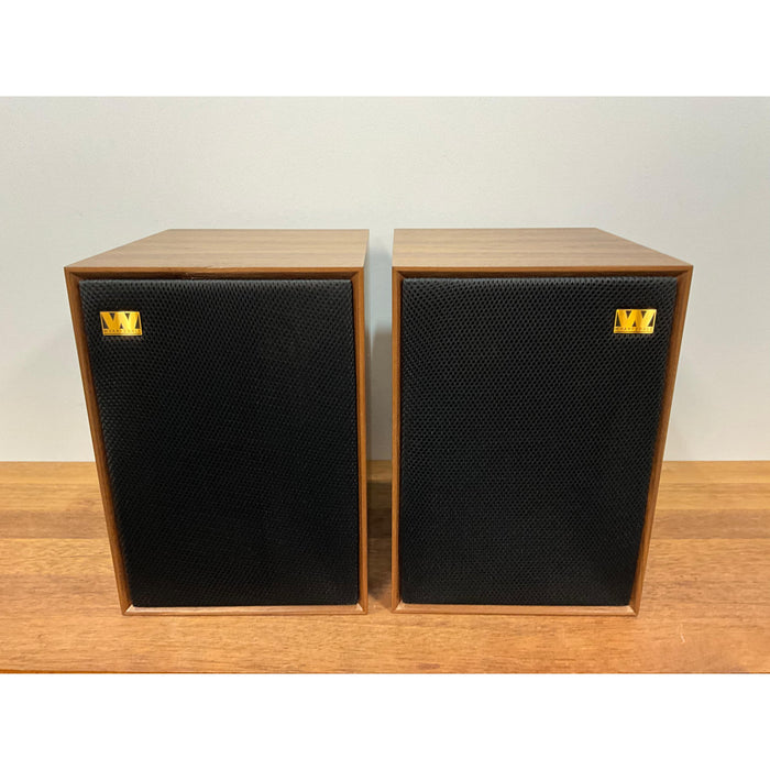 Wharfedale - Denton 85th Anniversary - Bookshelf Speakers, Mark on top, Preloved