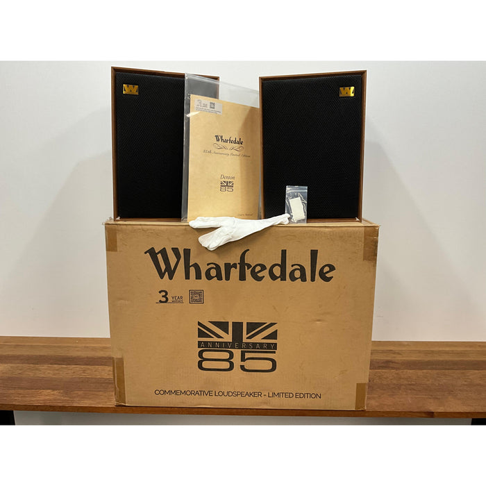 Wharfedale - Denton 85th Anniversary - Bookshelf Speakers, Mark on top, Preloved
