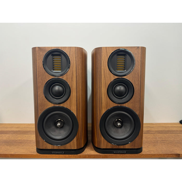 Wharfedale Evo 4.2 Bookshelf Speakers- Walnut, Pre Loved