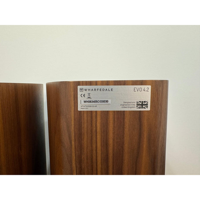 Wharfedale Evo 4.2 Bookshelf Speakers- Walnut, Pre Loved