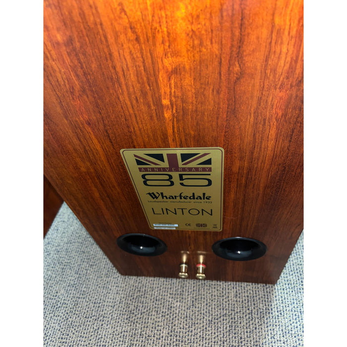 Wharfedale Linton 85th Anniversary Mahogany (WITH STANDS) - Pre Loved