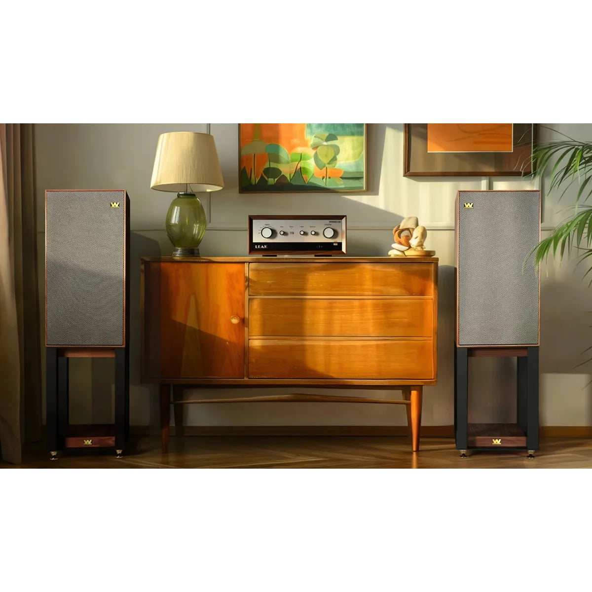 Wharfedale - Linton 85th Anniversary Vintage Grey Speaker Grilles (pair)