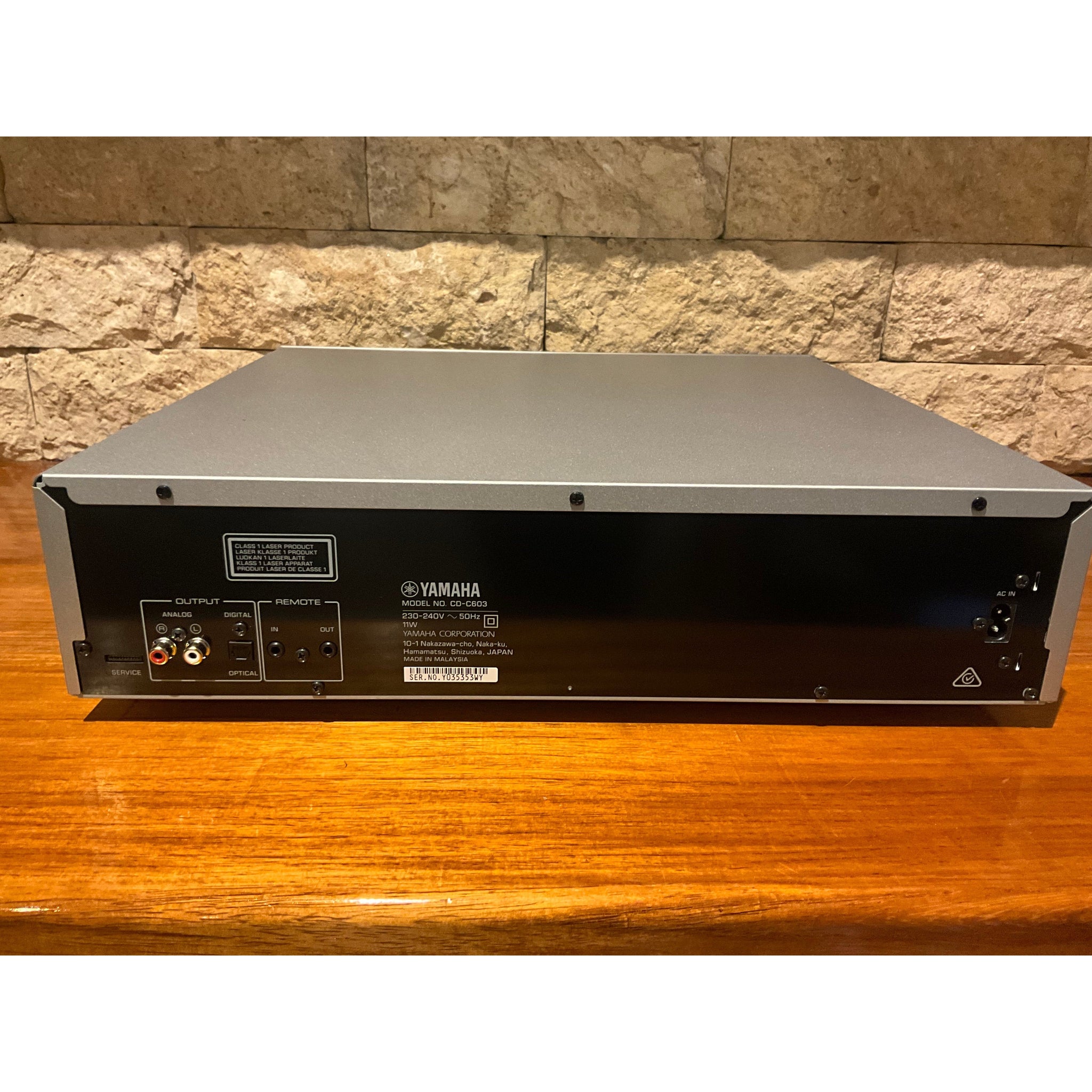 Yamaha 5 disc cd player CD-C603 silver pre loved