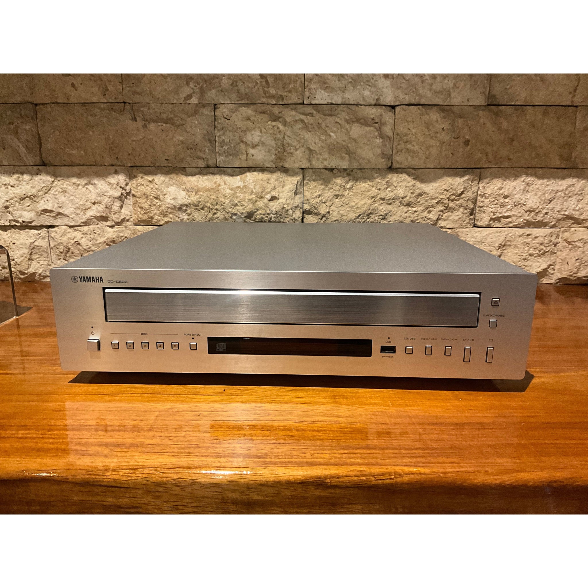 Yamaha 5 disc cd player CD-C603 silver pre loved