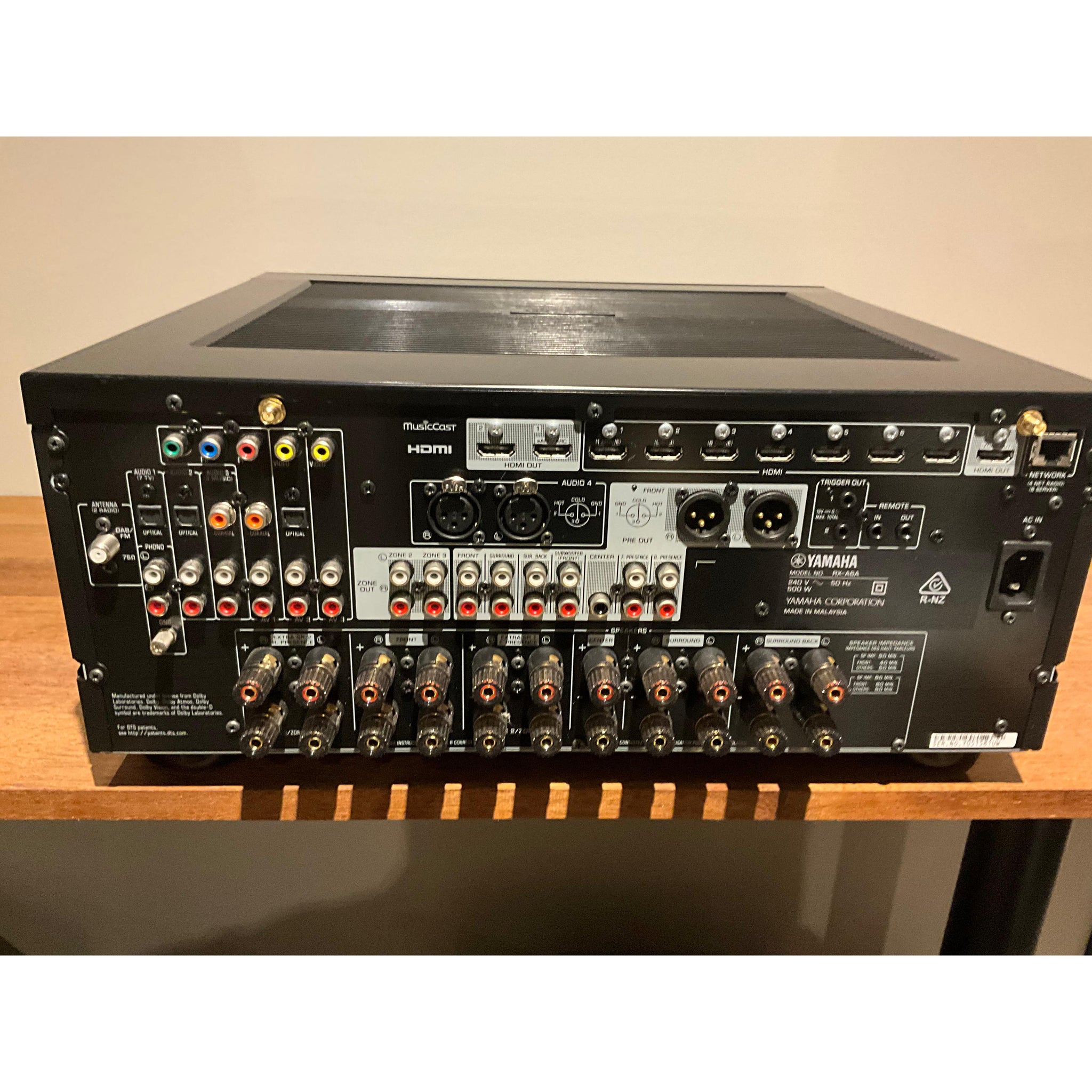 Yamaha Adventage RX-A6A, AV Receiver, Black finish, Pre Loved