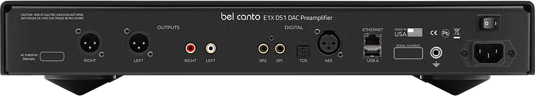 Bel Canto - E1X DS1 - Streaming DAC / Control Preamplifier