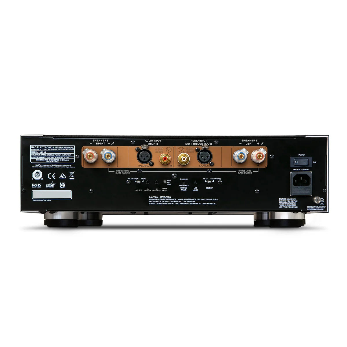 NAD - M23 V2 - Masters Series HybridDigital™ Stereo Power Amplifier