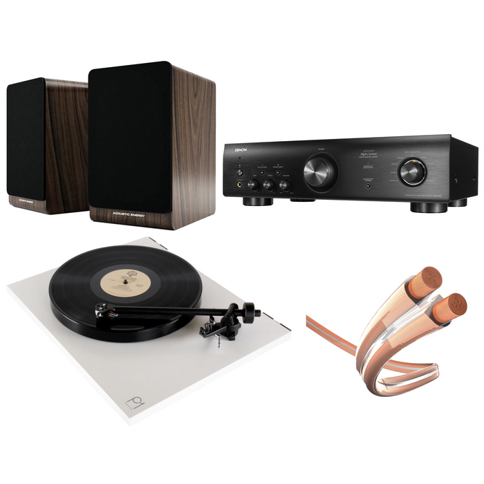 Acoustic Energy, Denon, Rega & Inakustik - AE100.2 PMA-600NE Planar 1 package