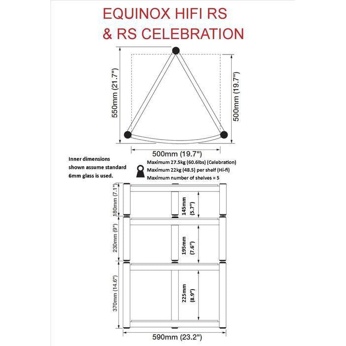 Atacama - Equinox RS Celebration - HiFi Rack (Special Order Only)