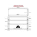 Atacama - Evoque Eco 110/40 Design Edition - HiFi Rack 195mm Shelf Module