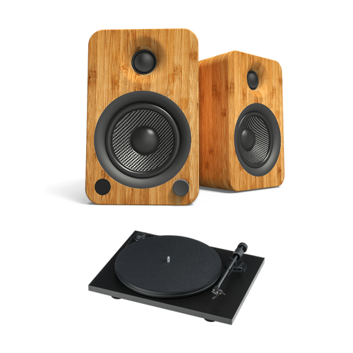 Kanto YU4 Package - Kanto YU4 + Pro-Ject Primary E Turntable