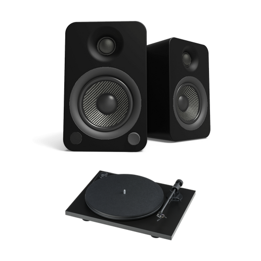 Kanto YU4 Package - Kanto YU4 + Pro-Ject Primary E Turntable