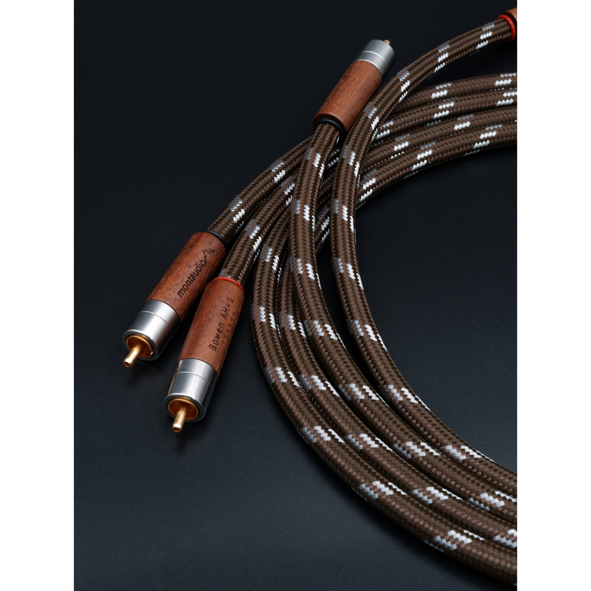Montaudio - Bowen AH-1 - Silver Hybrid RCA cable