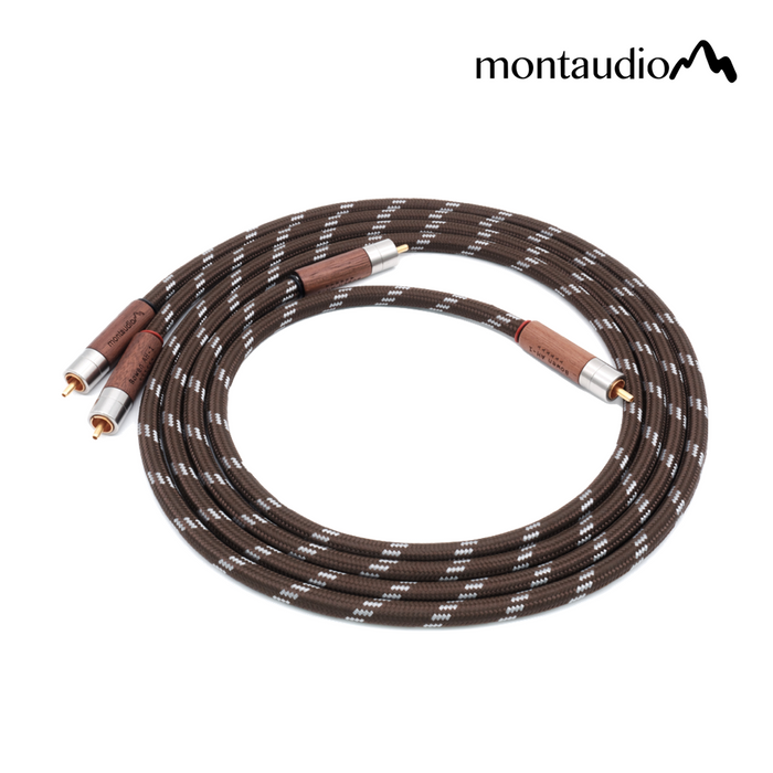 Montaudio - Bowen AH-1 - Silver Hybrid RCA cable
