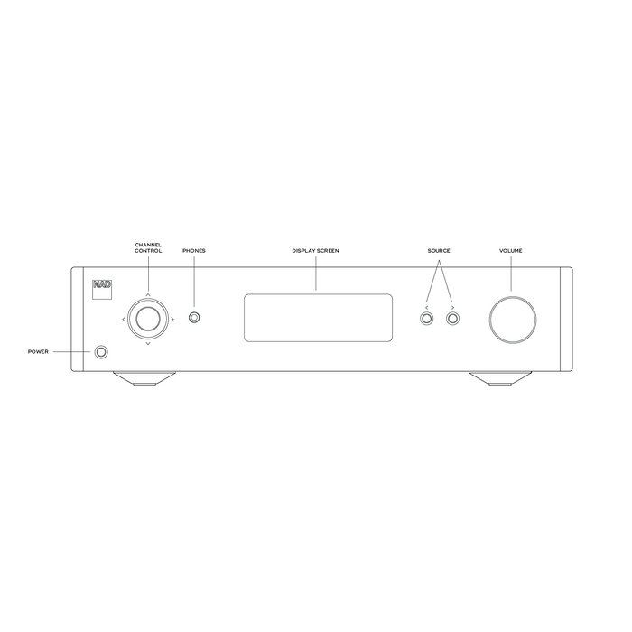 NAD - C 368 BS - Integrated Amplifier w/ BLUOS