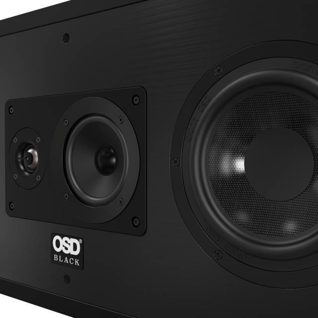 OSD Audio - Black T65 - LCR Speaker