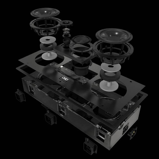 OSD Audio - Black T65 - LCR Speaker