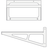 Rega - Planar 8/10 Wall Bracket
