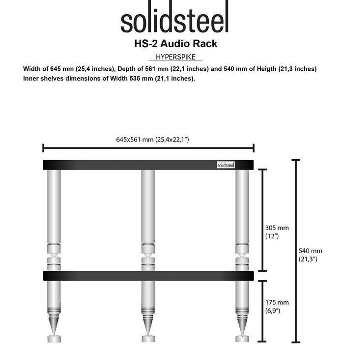 Solidsteel - Hyperspike HS - Hi-Fi Rack