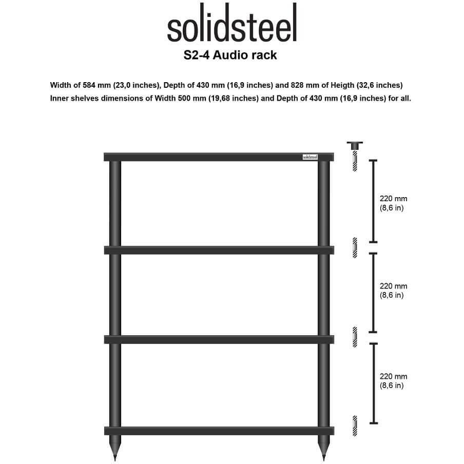 Solidsteel - S2 - Hi-Fi Rack