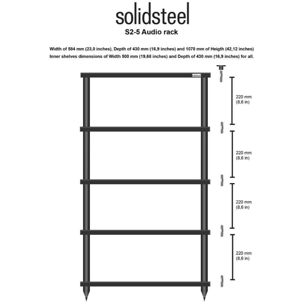 Solidsteel - S2 - Hi-Fi Rack