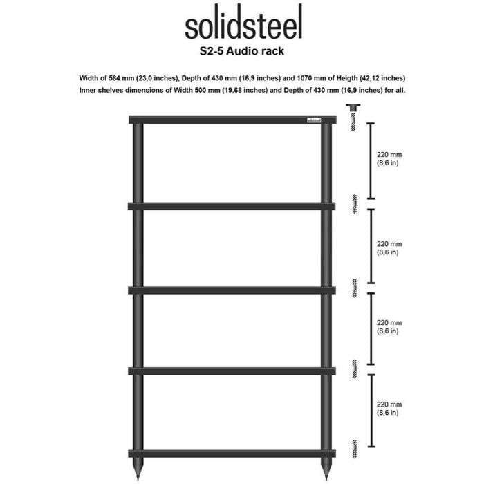 Solidsteel - S2 - Hi-Fi Rack