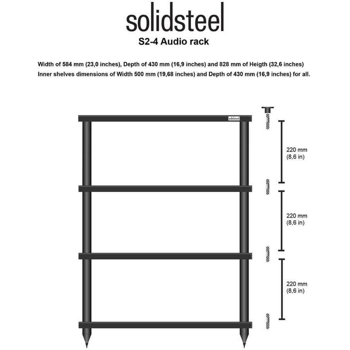 Solidsteel - S2 - Hi-Fi Rack