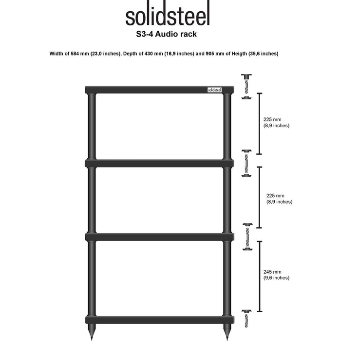 Solidsteel - S3 - Hi-Fi Rack