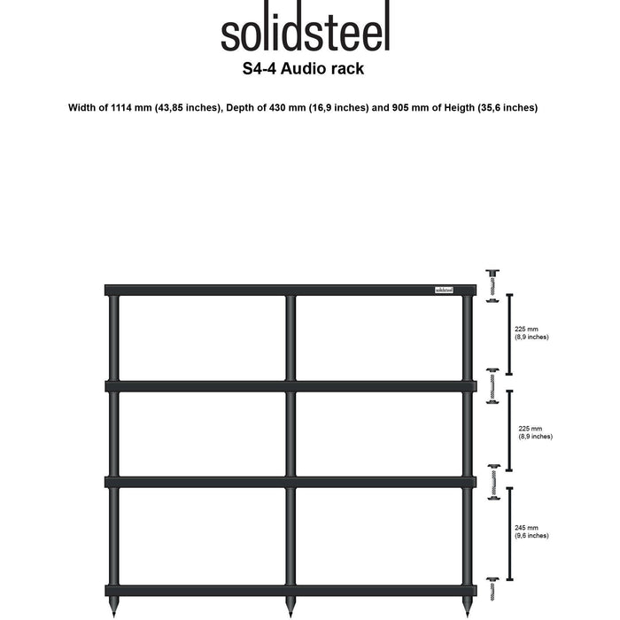Solidsteel - S4 - Hi-Fi Rack
