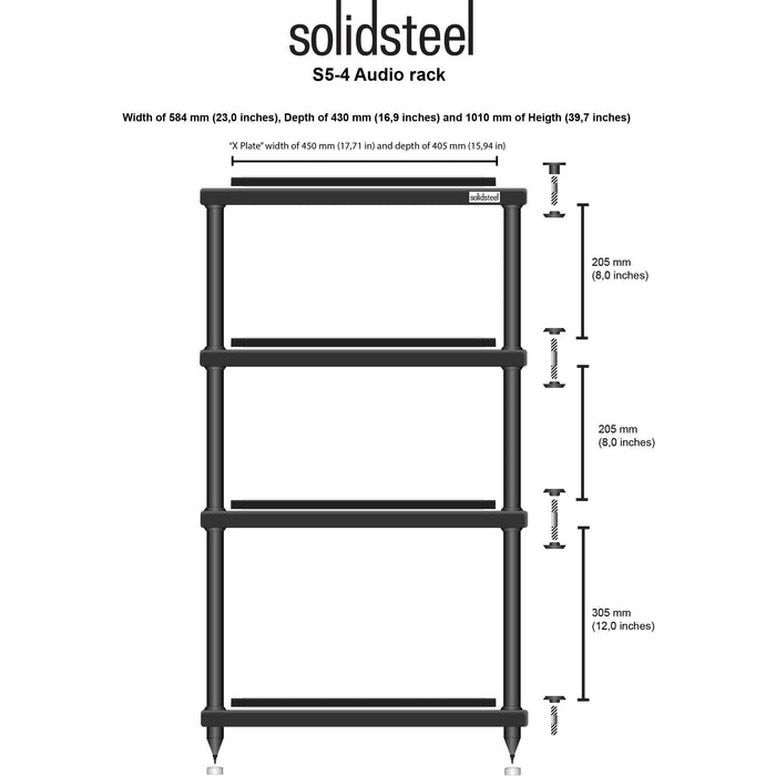 Solidsteel - S5 - Hi-Fi Rack
