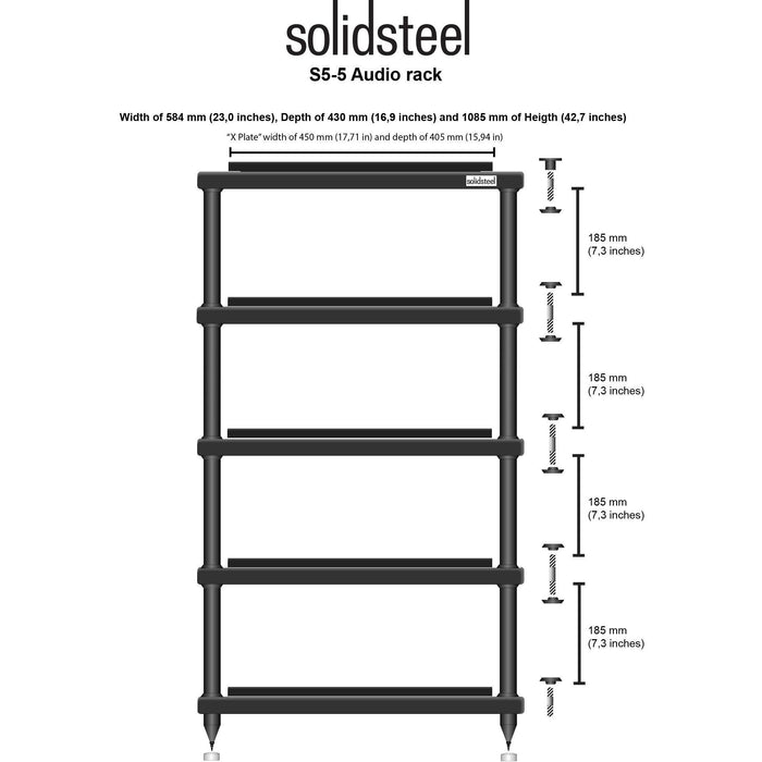 Solidsteel - S5 - Hi-Fi Rack