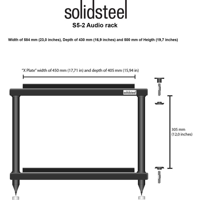 Solidsteel - S5 - Hi-Fi Rack