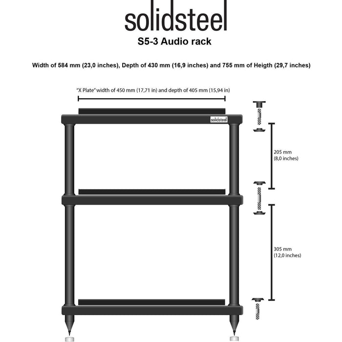 Solidsteel - S5 - Hi-Fi Rack