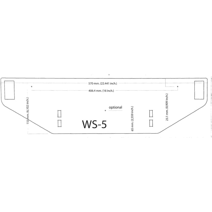 Solidsteel - WS-5 - Turntable Wall Shelf